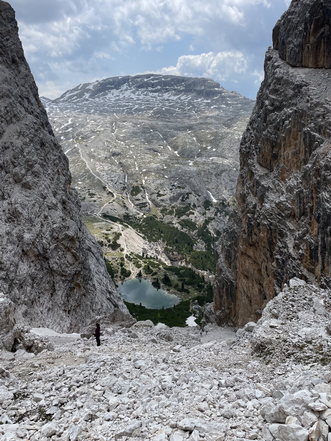 Alta Via 1 - Pederu to Lagazoui - Steep Decline