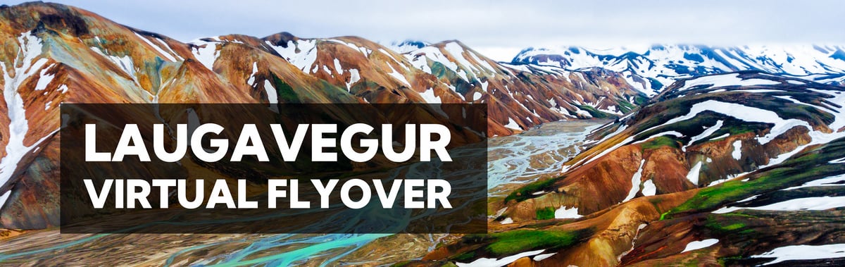 Laugavegur Virtual Flyover banner