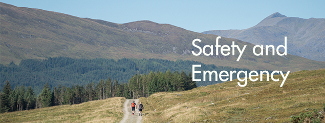 Safety and Emergency email banner